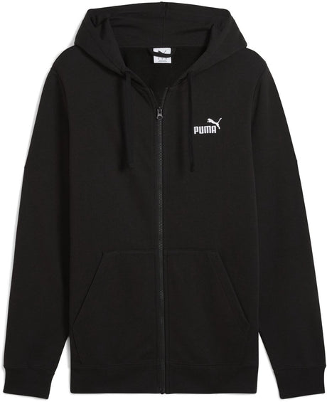 Puma ess no. 1 logo full-zip hoodie fl heren trui - black m