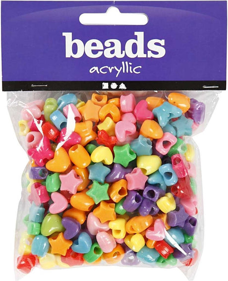 Creativ company creotime kralen 280 stuks multicolor for fun