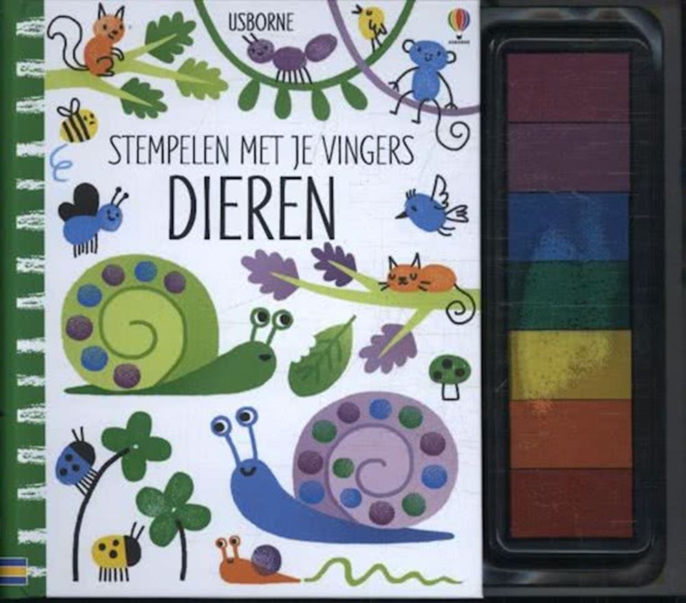 Wpg uitgevers stempelen met je vingers: dieren. 4+ | 2 stuks