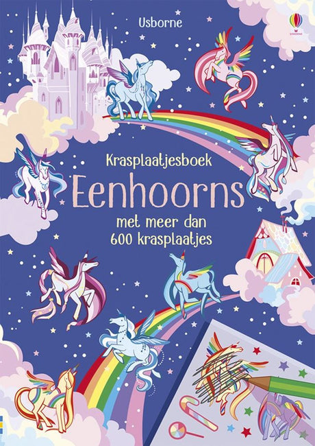 Wpg uitgevers krasplaatjesboek eenhoorns. 5+ | 2 stuks