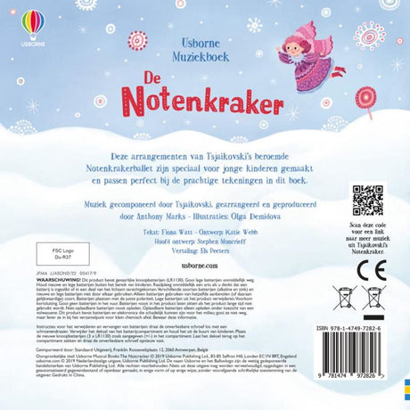 Centraal boekhuis geluidenboek: de notenkraker. 3+ | 2 stuks