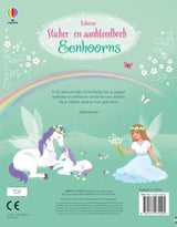 Sticker-en aankleedboek eenhoorns. 4+