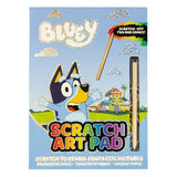 Blocco di scratch bluey con giochi