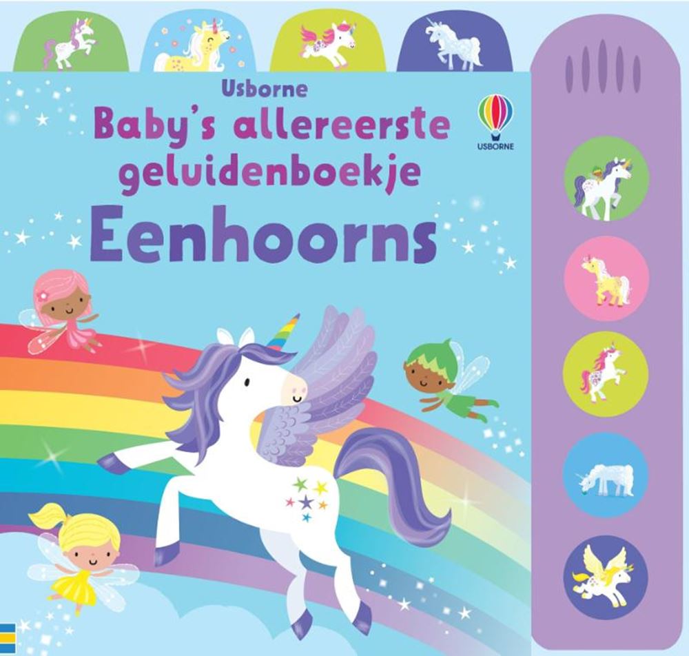 Geluidenboek: baby's allereerste: eenhoo | 2 stuks