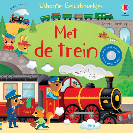 Geluidenboek: met de trein. 1+ | 2 stuks