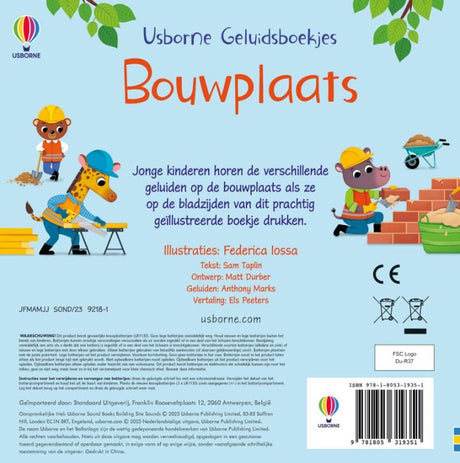 Geluidenboek bouwplaats 1+ | 2 stuks