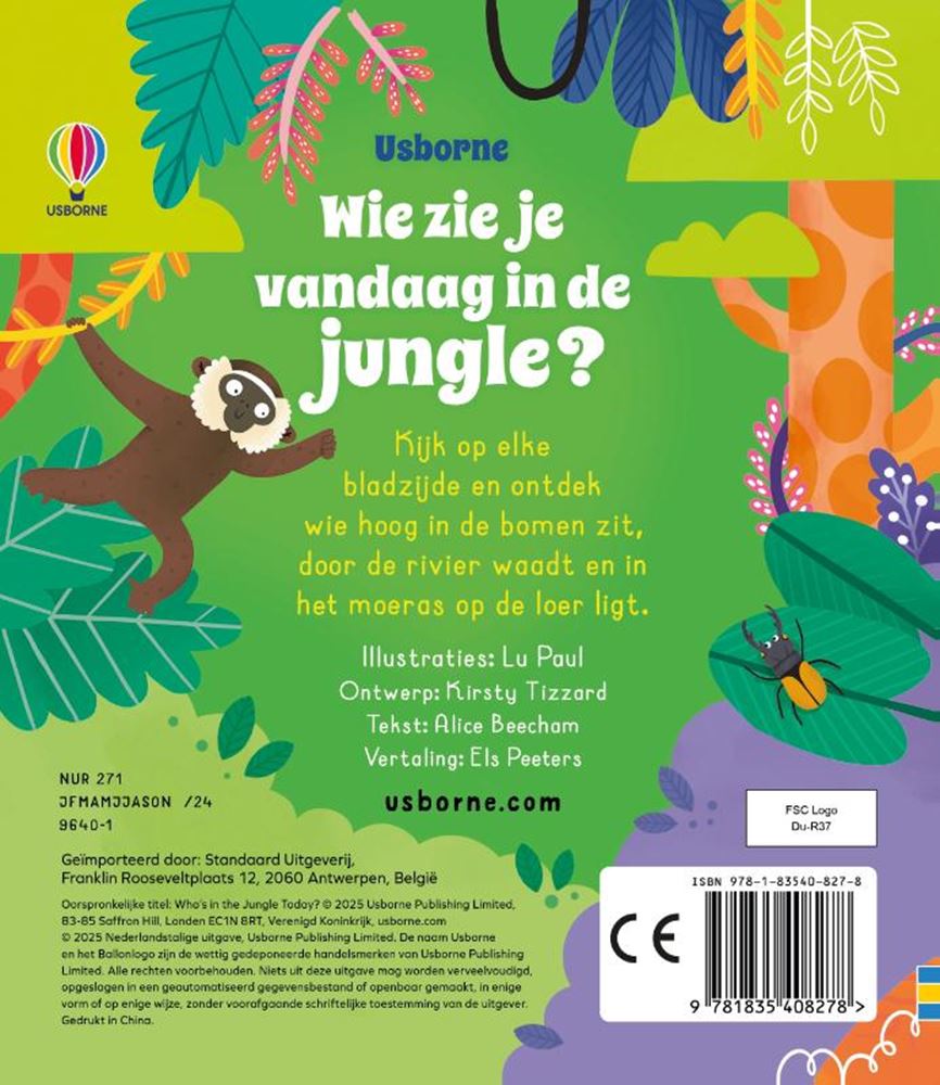 Kartonbwie zie je vandaag in de jungle? | 2 stuks