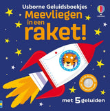 Kartonboek: meevliegen in een raket! 1+