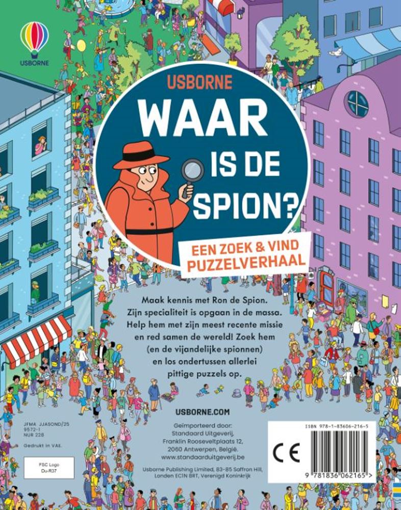 Waar is de spion een zoek vind puzze | 2 stuks