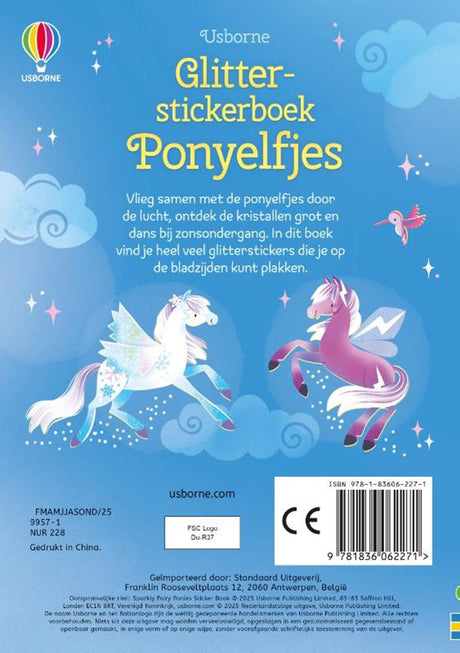 Stickerboek: ponyelfjes. 3+