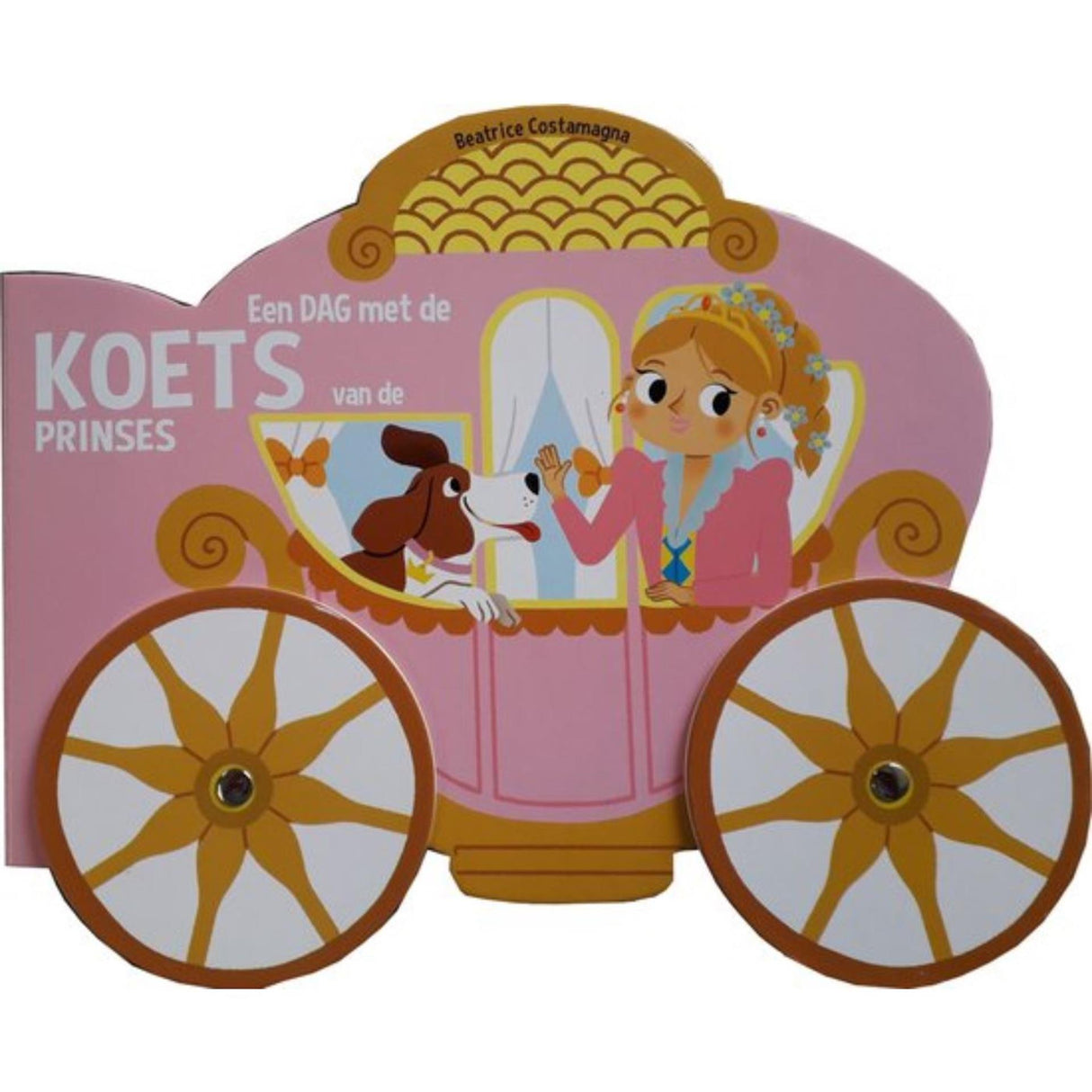 Kartonboek een dag met de koets van de prinses