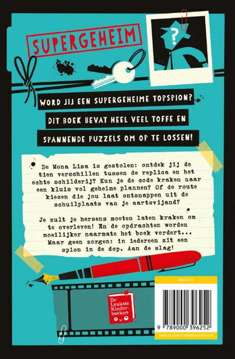 Van holkema warendorf het supergeheime spionnenpuzzelboek. 9+ | 3 stuks