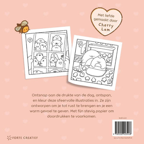 Forte creatief cozy kleurboek calm - | 3 stuks