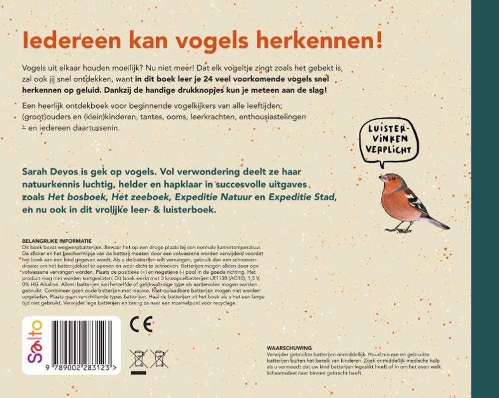 24 snel te herkennen vogelgeluiden van b | 2 stuks