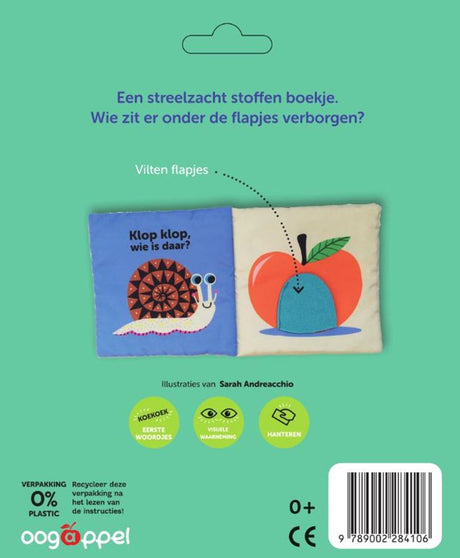 Stoffenboek: klop klop, wie is daar? 0+