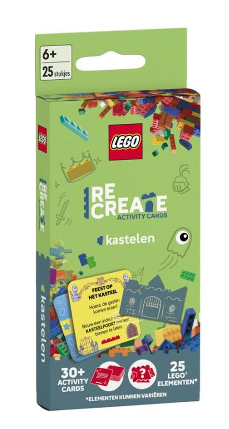 Lego recreate activity cards: kastelen | 3 stuks