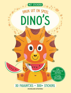 Druk uit en speel: dino's 5+