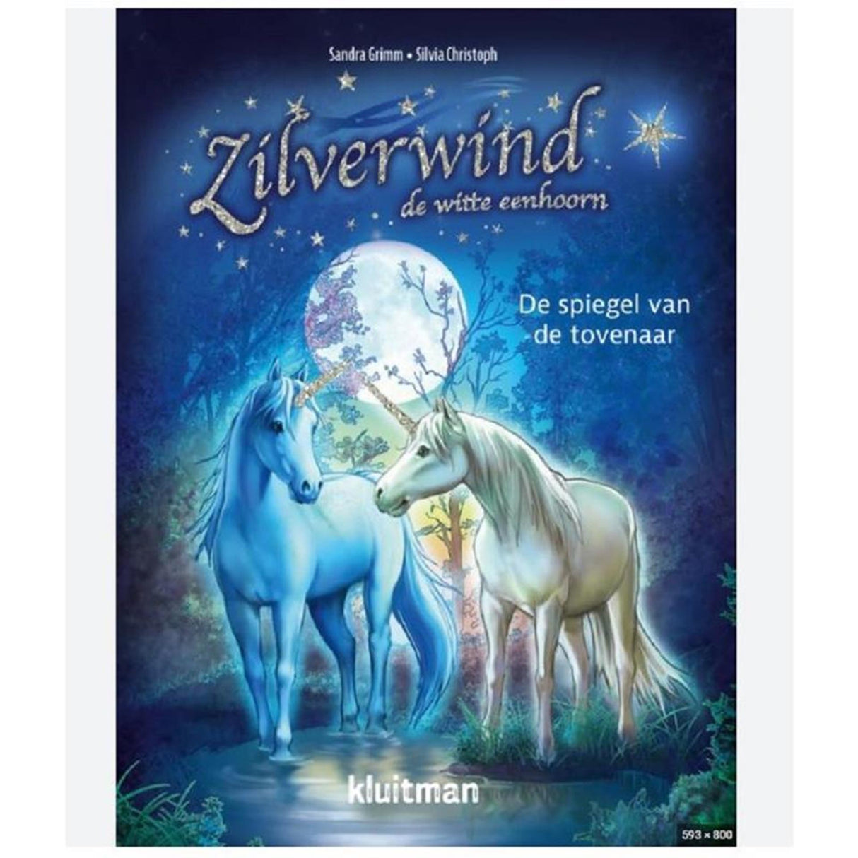 Kluitman zilverwind de witte eenhoorn - de spiegel van de tovenaar