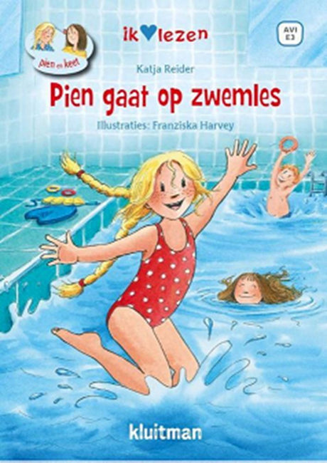 Uitgeverij kluitman pien gaat op zwemles avi e3