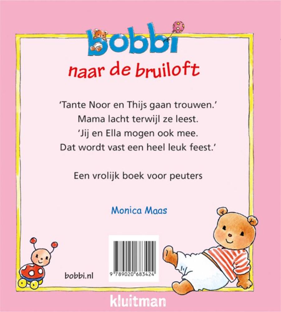 Uitgeverij kluitman bobbi naar de bruiloft 2+
