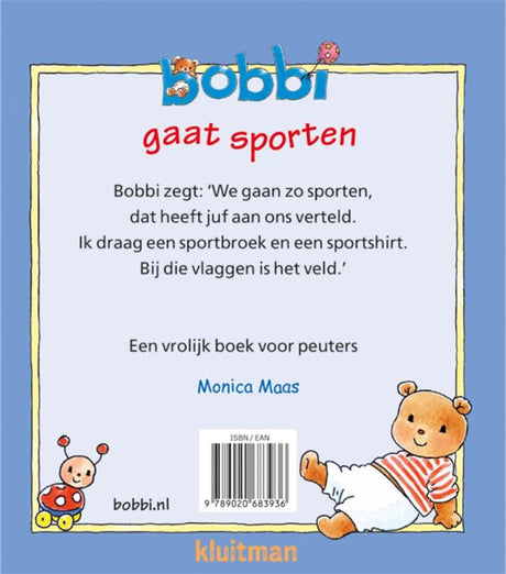 Uitgeverij kluitman bobbi gaat sporten 2+