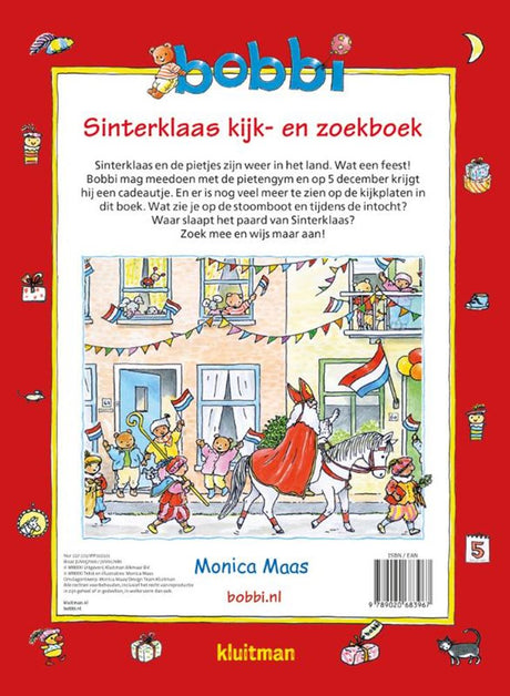 Uitgeverij kluitman bobbi: sinterklaas kijk- en zoekboek. 2+