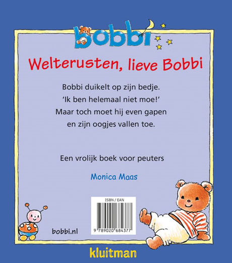 Uitgeverij kluitman welterusten, lieve bobbi