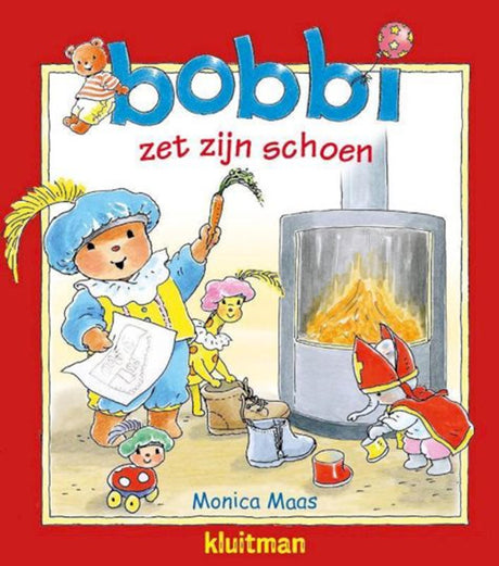 Kluitman bobbi zet zijn schoen