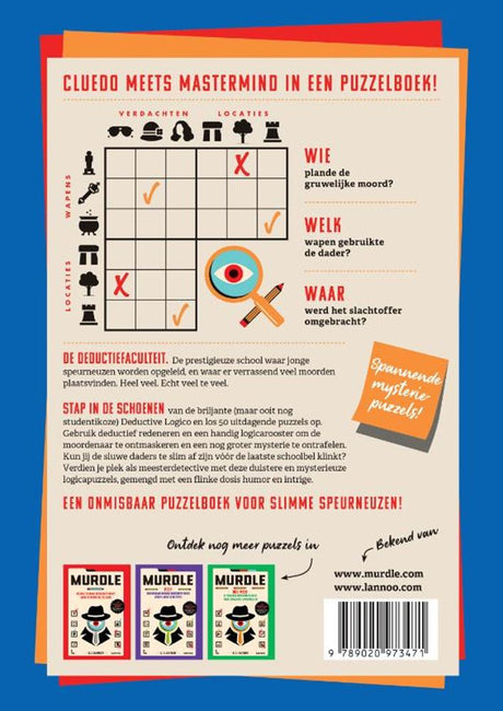 Centraal boekhuis puzzelboek murdle. volwassene | 3 stuks