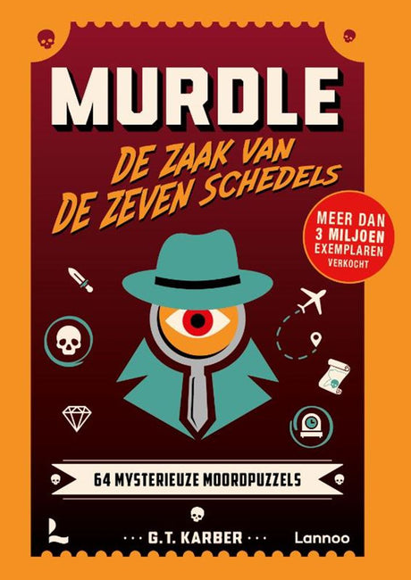 Centraal boekhuis murdle puzzelboek - de zaak van de zeven schedels