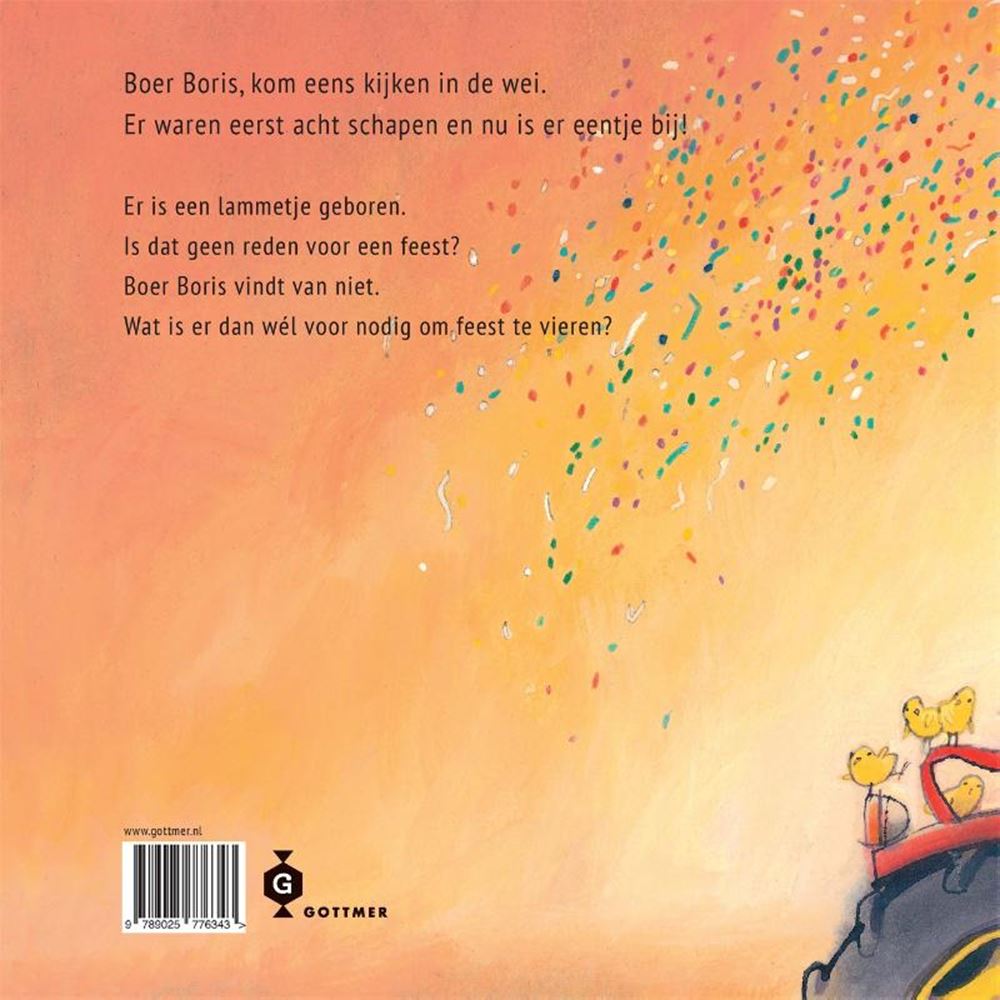 Boer boris, wij willen feest. 3+