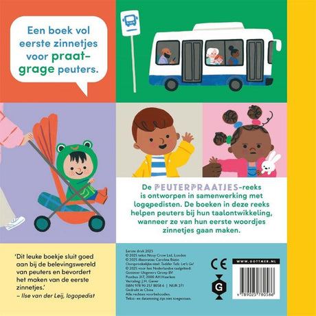 Kartonboek: daar gaan we! 2+