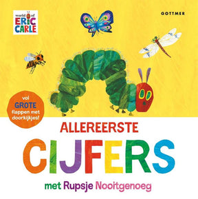 Allereerste cijfers met rupsje nooitgeno
