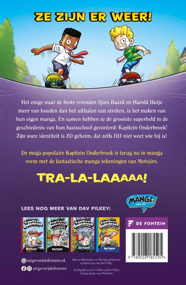 Pic kapitein onderbroek de eerste e manga