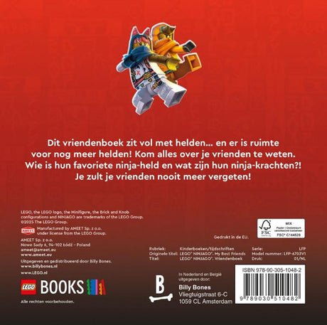 Lego® ninjago® - vriendenboek. 5+