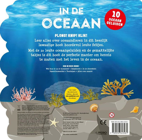 Rebo publishers geluidenboek: in de oceaan. 10 geluid