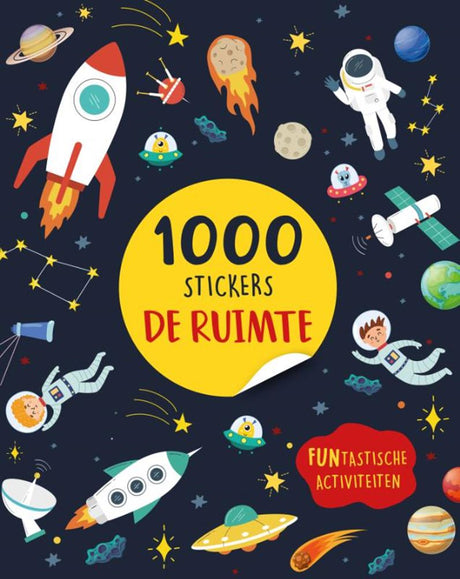 Stickerboek:de ruimte - 1000 stickers 3+ | 2 stuks