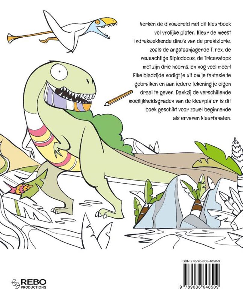 Kleurboek: dinosauriërs. 3+ | 2 stuks