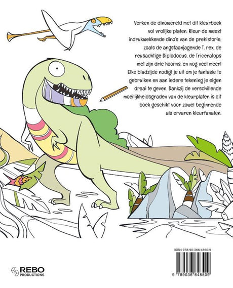 Kleurboek: dinosauriërs. 3+ | 2 stuks