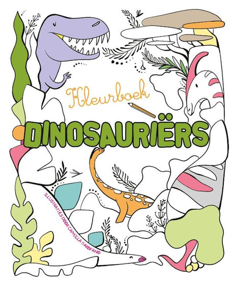 Kleurboek: dinosauriërs. 3+ | 2 stuks