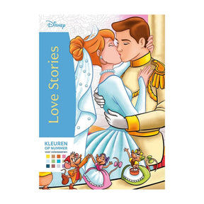 Deltas disney love stories - kleuren op nummer voor volwassenen