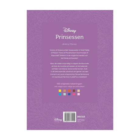 Deltas disney prinsessen - kleuren op nummer voor volwassenen