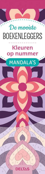 Deltas de mooiste kleurboekenleggers kleuren op nummer mandala's