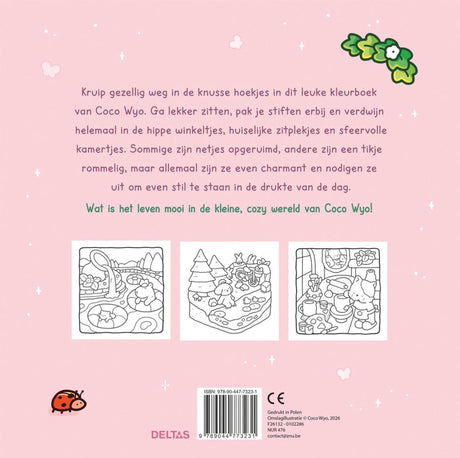 Deltas comfy corner cute cozy kleurboek coco wyo