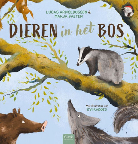 Prentenboek: dieren in het bos. 7+ | 2 stuks