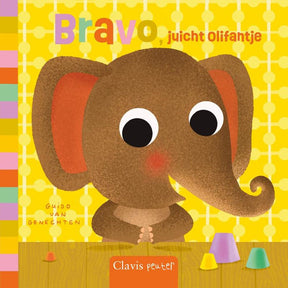Bravo, juicht olifantje. kartonboek. 1+