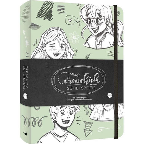 Kluitman creachick a5 schetsboek 108 pagina's