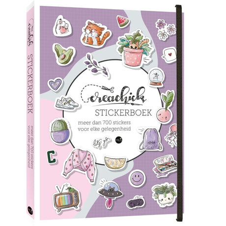 Creachick stickerboek 100 pagina's 21x15cm