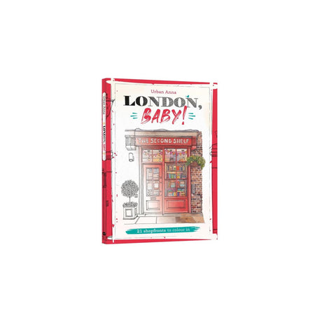 Kluitman urban anna - london, baby! volwassenen kleurboek 48 pagina's