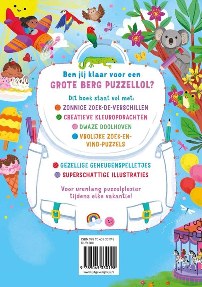 Het vrolijke vakantie spelletjesboek | 2 stuks